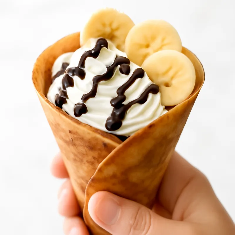 チョコバナナクレープ